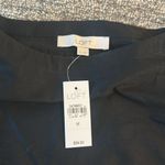 Loft NWT  Black Eyelet Lace Embroidered Top Sz M Photo 4