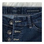 Jessica Simpson  High Waist Vintage Denim Shorts Dark Wash Button Fly Size 27 Photo 6