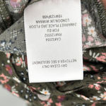 Dolan Anthropologie Lorien Lace Peasant Floral Print Long Sleeve Blouse Top Med Green Photo 6