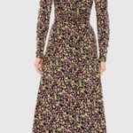 Mac Duggal IEENA FOR  Floral Long Sleeve Gown NEW Photo 1