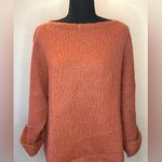 Ann Taylor Ann Taylor- Salmon, pink orange cropped sweater Size M Photo 0