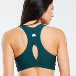 Booty By Brabants  Croco Skin Deep V Top Emerald One Size Photo 1