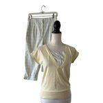 Vintage Tail Womens Yellow V Photo 1