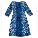 Boden Blue and Black Floral Silk Blend Dress Size undefined Photo 1
