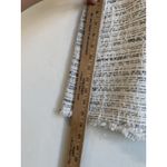 ZARA  Basic Women’s Mini Skirt Tweed White/ Black Size Large EUC Photo 6