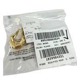 J.Crew Lightweight sculpted hoop earrings in Burnished Gold BN309 Photo 2