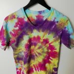 Urban Outfitters Hanes ComfortSoft Tie Dye T Shirt Adult Spiral Festival Tee Trendy Small S Photo 5