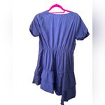 HD in Paris  Anthropologie Small Amparo Cotton Poplin Dress Tiered Asymmetrical Photo 1