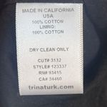 Trina Turk Mini Dress Women's 6 Black Eyelet Sleeveless LBD Capsule Classy Party Photo 5