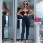 ZARA Barbie™ Mattel Long Jumpsuit Sz Medium in Black NEW Photo 1