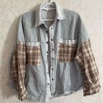Listicle women’s large gray / plaid jacket Photo 0
