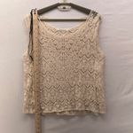 Solitaire Crochet Lace Top Cream Small Photo 10