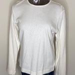 Eddie Bauer Womens White Long Sleeve Crew Neck Top Size Large NWT Photo 13