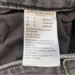 American Eagle  Outfitters Mom Jean in Black Wash Charcoal Grey Size 8 Photo 10
