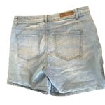 Liverpool Women's  Light Wash‎ Denim Shorts Blue Size M Casual 5-Pocket Design Photo 6