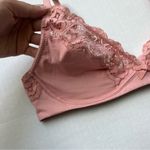 Victoria's Secret Victoria’s Secret ribbed lace bralette in size medium dusty rose Photo 1