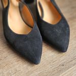 Ganni  Tie Back Kitten Heels Black‎ Suede Size 6 (36) Photo 10