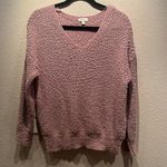 Debut Women’s Pink Sweater Size Small V neck Photo 3
