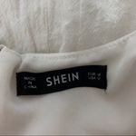 SheIn  Pompom Ruffle Armhole Geo Embroidered Dress Photo 8