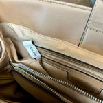 Nine West Marcelie Tote Tan Shoulder Scatchel Photo 13
