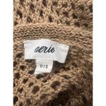 Aerie Wrap Cardigan Women's Tan Neutral Beachy Lounge Travel Cozy Hippie Boho Photo 2