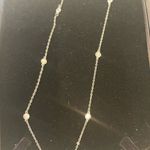 Silpada Sterling Silver Cubic Zirconia Scattered Stars 30’ Necklace Photo 3