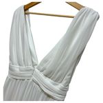 Lulus Jumpsuit Medium White Romper Full Wide Leg Goddess Marilyn Hollywood Glam Photo 13