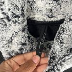 Capote Charcoal Gray Stretch Knit Faux Fur Accents Dolman Cape Poncho Cozy L Size L Photo 3