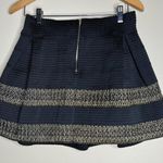 Ginger G Black & Gold Pleated Skirt Photo 1