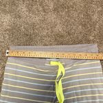 SO | Gray Striped PJ Joggers with Bright Yellow Accents Photo 4