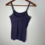 Beyond Yoga  blue textured spaghetti strap tank top cami layer top size small Photo 6