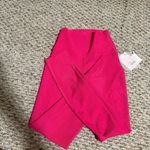 Beach Riot NWT  Ayla Leggings Pocket Hot Pink Ribbed High-Rise Yoga- Size XS Photo 1