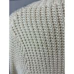 Ann Taylor  Loft Knit Sweater size Large Womens Poncho Lagenlook gold Metallic Photo 10