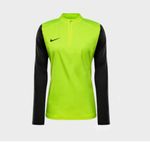 Nike NWT $95  Women's Strike Storm-FIT Drill Top Black/Neon Green FZ3987-702 M Photo 2