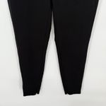 Halston Heritage Black Ponte Knit Tuxedo Ankle Zip Pants - Size 6 Photo 4