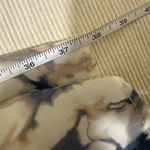 Olive & Oak  Abstract Print Slip Dress Small Criss Cross Back Photo 3