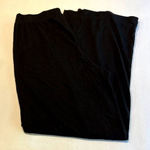 Nordstrom Melloday Womens Pants Black Pull-On Side Slit Wide Leg Pants Size Large Photo 0