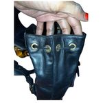 Gucci Black Leather Bamboo Mini Backpack Photo 3