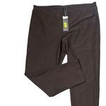 Eileen Fisher Stretch Crepe Slim Ankle Pant Brown/Coffee NWT XL Pull On Photo 0