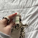 Aerie NWT  Womens Size Small Long Beige Polka Dot Cheetah Bow Summer Beach Photo 8