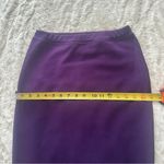 Shanna's Thread Size XS Purple Luxe Modest Pencil Skirt knee length stretch Photo 5
