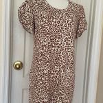 Nine West New  Woman’s Animal Print T-shirt Sweater Dress, Sz L Photo 10