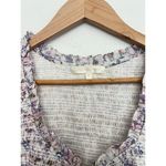 Love Shack Fancy  Floral Smocked Mini Dress Puff Sleeve Asymmetric Ruffle Coquette Photo 11