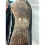 Enzo Angiolini Women's Liberty Leather Black Slip On Flats Square Toe 5.5M S-262 Photo 7