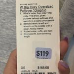 Lululemon Big Cozy Oversized Pullover Tennis - XS - Heather ultralight grey Photo 5