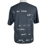 Stella McCartney  All Is Love Burnout T-Shirt Black Medium Short Sleeve Designer Photo 4