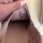 Kate Spade Lillie Pink Suede Ruffle Slip-On Sneakers Leather Upper Size 8.5 Photo 10