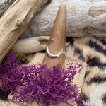 Crescent Large Moon Sterling silver Ring 8,9,10 Photo 1