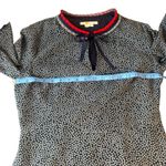 Boden Lara Pleat Chalky Navy Cluster Spot‎ Dress US Size 6 Print Dress Pleated Blue Photo 8