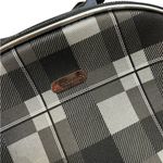Dejuno‎ Black and Gray Plaid travel toiletries/cosmetics/makeup bag Photo 1